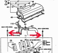 Cylinder head screw for engine HC